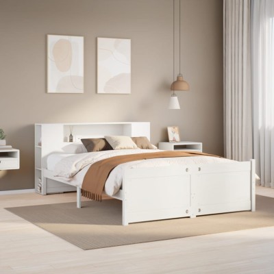 Bed with bookcase without...