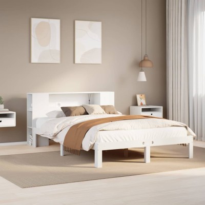 Bed with bookcase without...