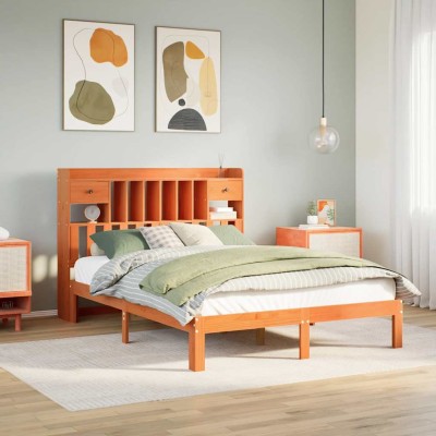 Bed with bookcase without...