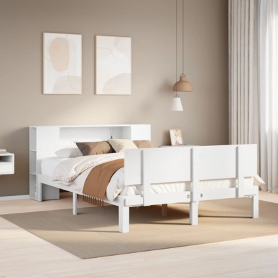 Bed with bookcase without...