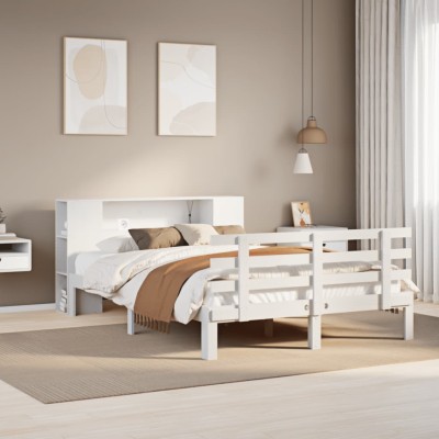 Bed with bookcase without...