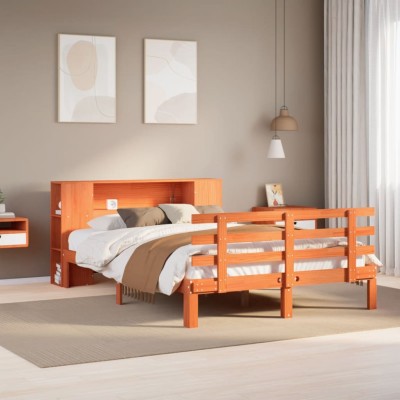 Bed with bookcase without...
