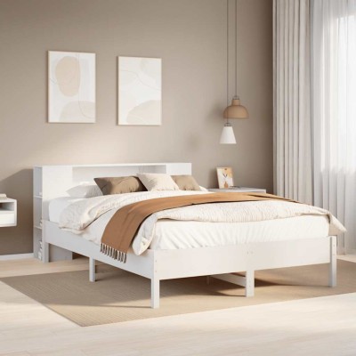 Bed with bookcase without...