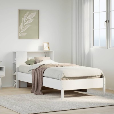 Bed with bookcase without...