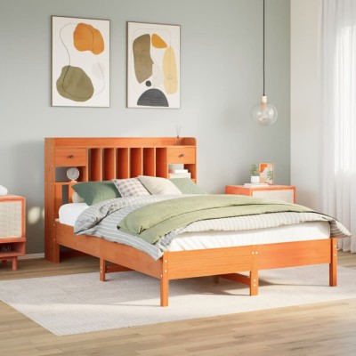 Bed with bookcase without...