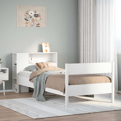Bed with bookcase without...