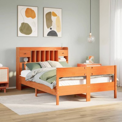 Bed with bookcase without...