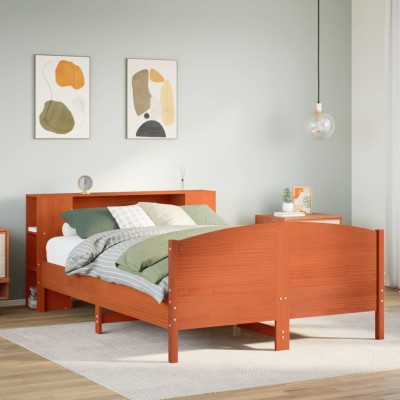 Bed with bookcase without...