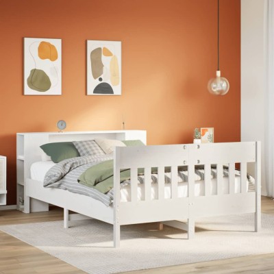 Bed with bookcase without...
