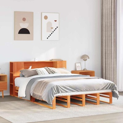 Bed with bookcase without...