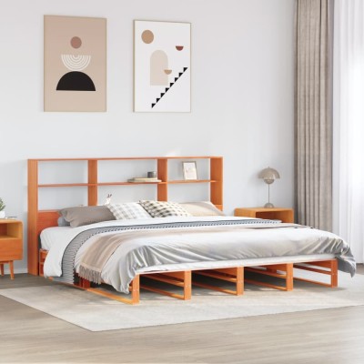Bed with bookcase without...
