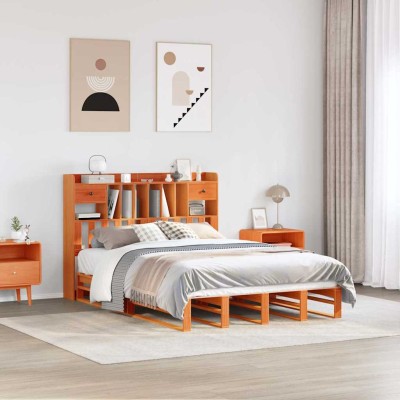 Bed with bookcase without...
