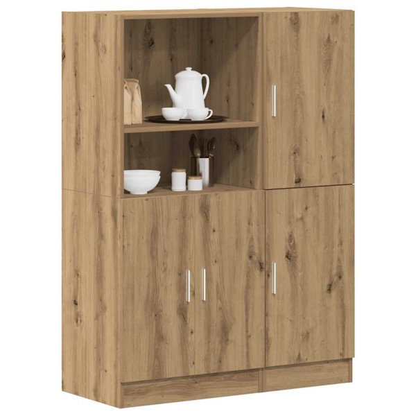 2-piece kitchen cabinet set Artisan oak