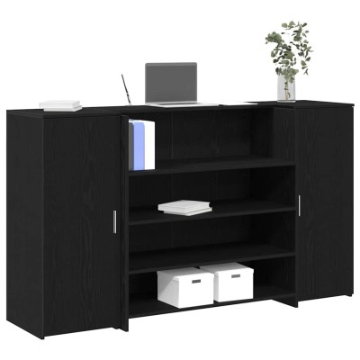 Reception desk, black oak,...
