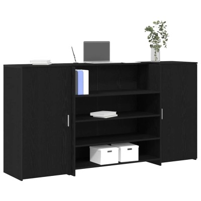 Reception desk, black oak,...