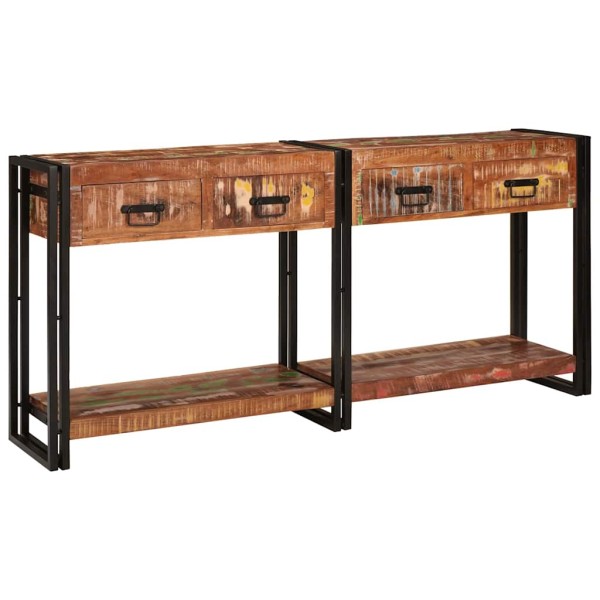 Console tables 2 pcs Multicolored 161 x 33 x 75 cm