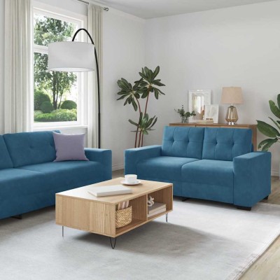 Sofa set 3 pcs Blue 221 x...