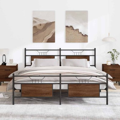 Bed frame without mattress,...