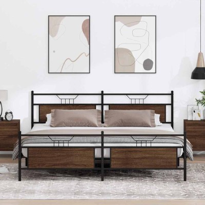 Bed frame without mattress,...