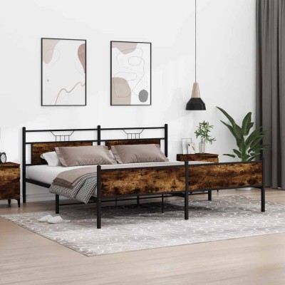 Bed frame without mattress,...