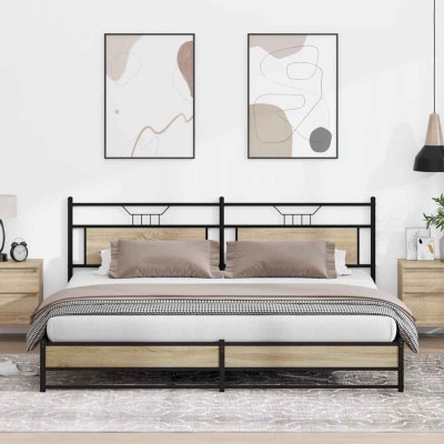 Bed frame without mattress,...