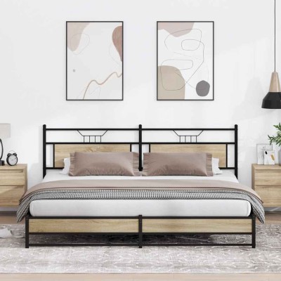 Bed frame without mattress,...