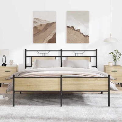 Bed frame without mattress,...