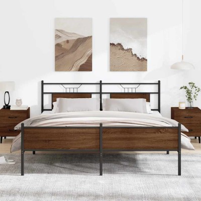 Bed frame without mattress,...