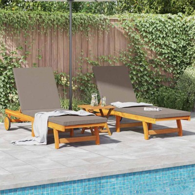 Sun lounger 2-person 2 pcs...