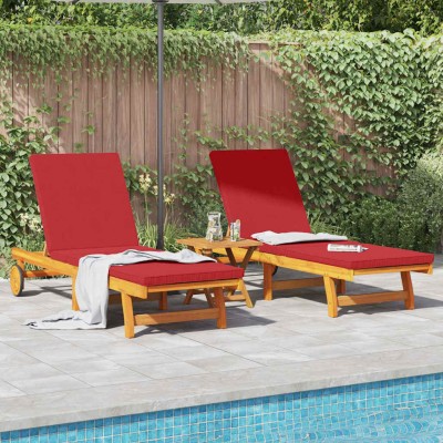 Sun lounger 2-person 2 pcs...