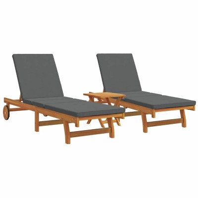 Sun lounger 2-person 3 pcs...