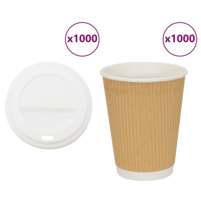 paper coffee cups with lids...