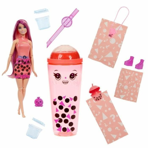 Beebinukk Aksessuaaridega Barbie Pop Reveal Scented Doll Bubble Tea Series HTJ22