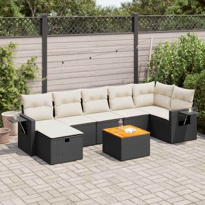 Sofa set with cushions, 8...