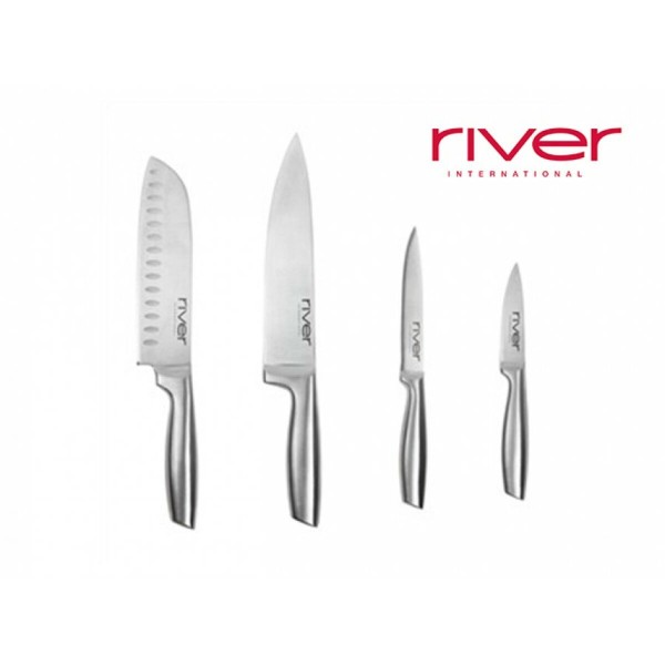 Nugade Komplekt River Roostevaba teras 4 pcs