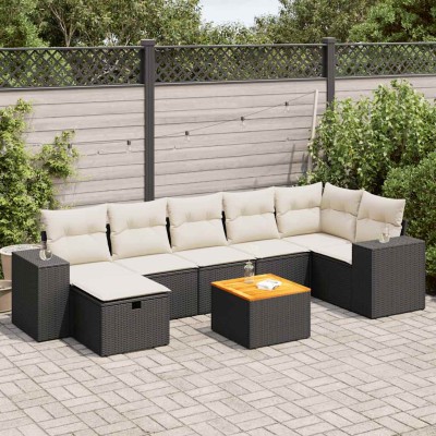 Sofa set with cushions, 8...