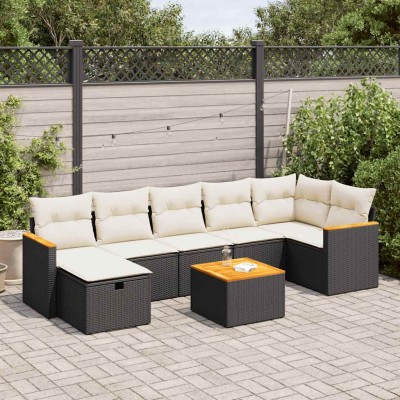 Sofa set with cushions, 8...