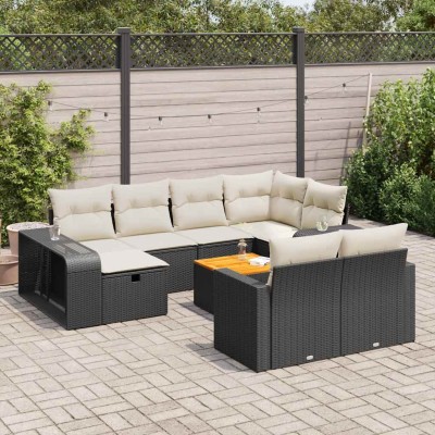 Garden set with cushions,...