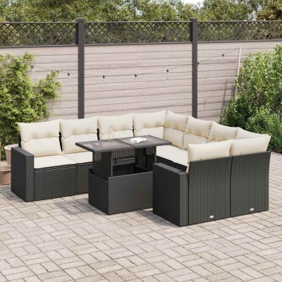 Garden set with cushions, 9...