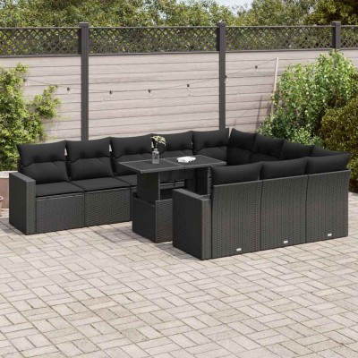 Garden set with cushions,...
