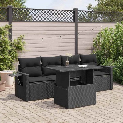 Garden set with cushions, 5...