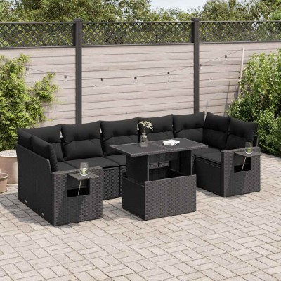 Sofa set with cushions, 8...