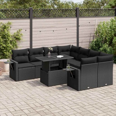 Garden set with cushions, 9...