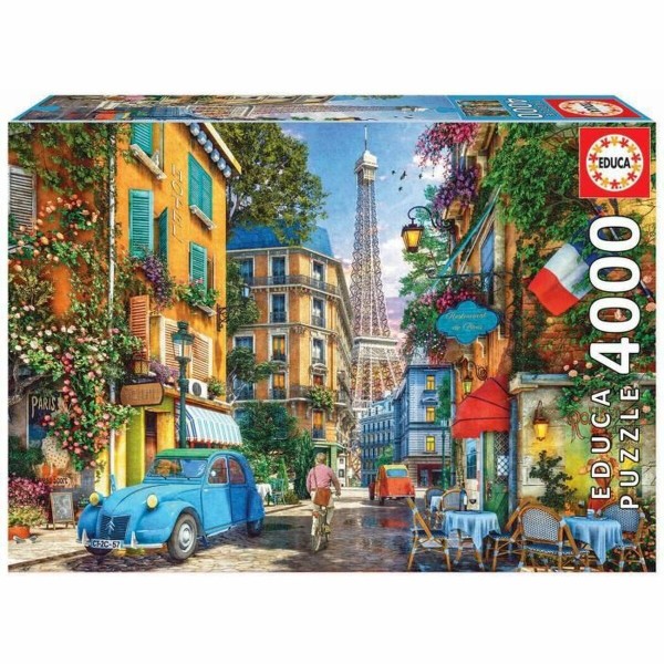 Palapeli Educa The old streets of Paris 19284 4000 Kappaletta