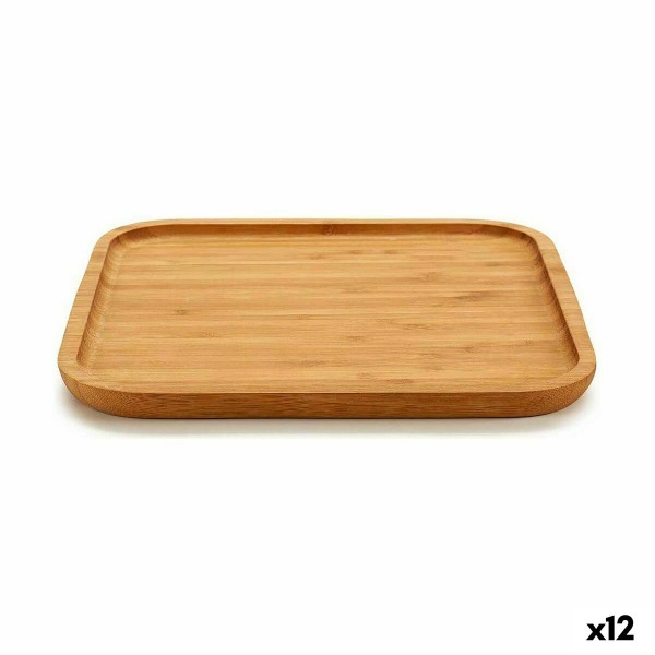 Uzkodu paplāte Kinvara JWHW-3710-1 Brūns Kvadrāta 25 x 1,5 x 25 cm (12 gb.)