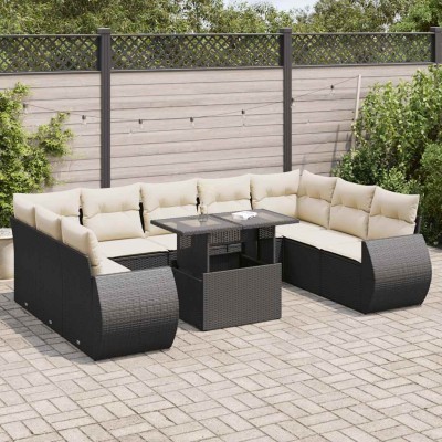 Garden set with cushions,...
