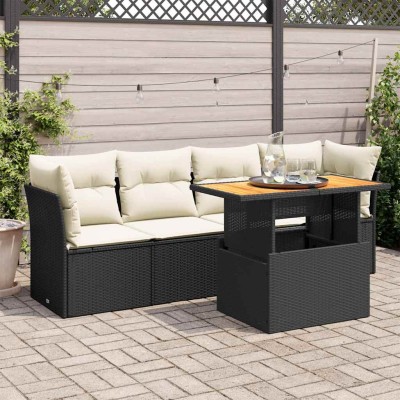 Garden set with cushions, 5...