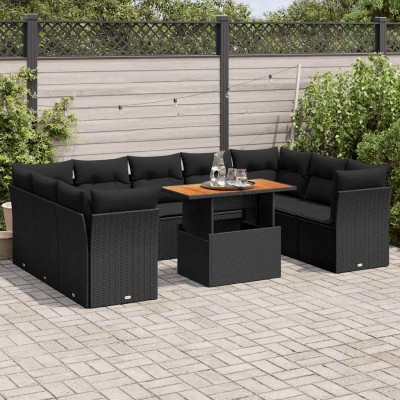Garden set with cushions,...