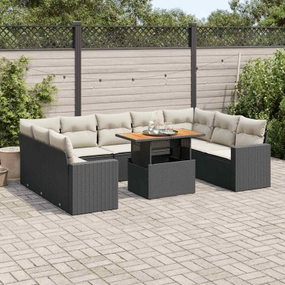 Garden set with cushions,...