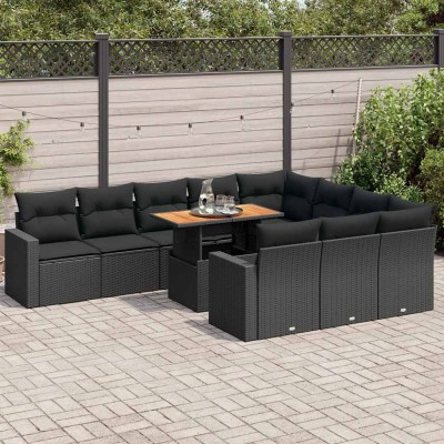 Garden set with cushions,...